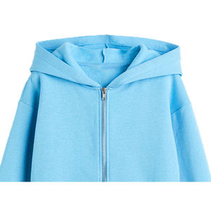 Custom <b>Women's</b> Winter Fleece <b>Sweatshirt</b> <b>Dress</b> 100%Cotton Breathable Windproof Eco-Friendly Embossed Embroidered Design Front - Product Image 4