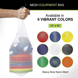 ถุงตาข่ายผ้าแซนวิชถุงตาข่ายไนลอนแบบหูรูดถุงตาข่ายออร์แกนิคสำหรับเล่นกีฬาออกแบบได้ตามต้องการเป็นมิตรต่อสิ่งแวดล้อม - Product Image 3