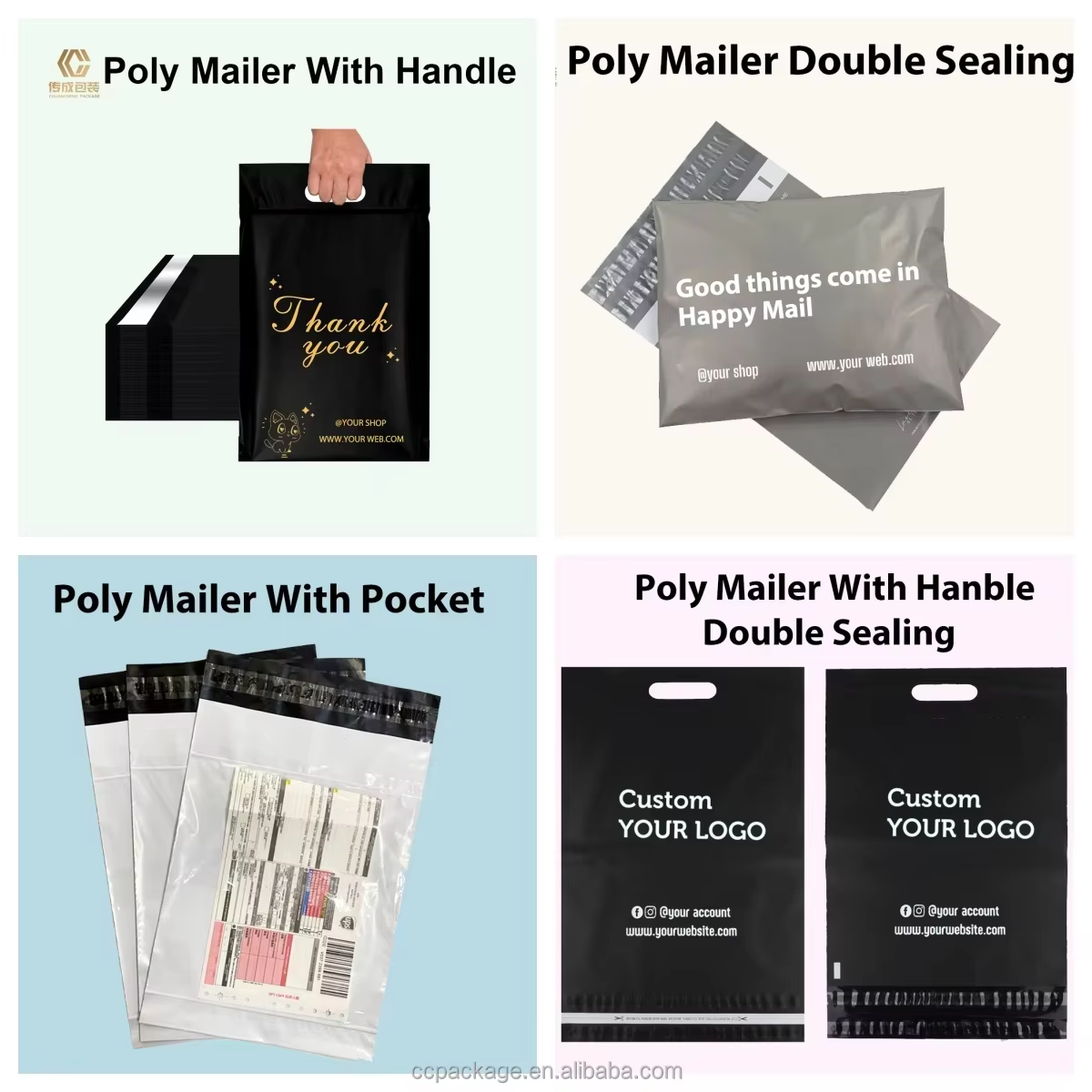 Diseño de cuatro estilos personalizado