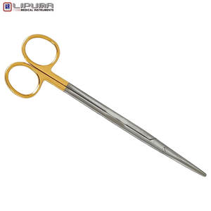 Tijeras de disección de carburo de tungsteno romas CVD de 7 pulgadas Premium alemanas Instrumentos quirúrgicos manuales Metzenbaum MOL Estándar de seguridad - Product Image 2