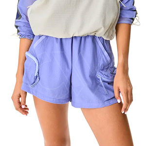 2024 Breathable Casual <b>Women's</b> <b>Shorts</b> Solid Color Running <b>Loose</b> Casual Jogger Cotton Training <b>Shorts</b> For <b>Women</b> - Product Image 5