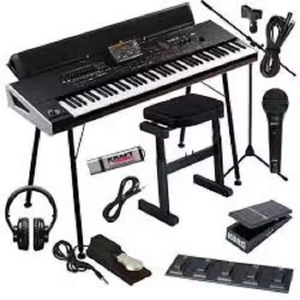Teclado de Estación de Trabajo Industrial PA 1000 Nuevo, Piano Mecánico Digital con Interfaz MIDI, Altavoz y Consola de Sonido, Usado - Product Image 1