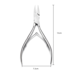 2025 nueva llegada servicio OEM pinza rusa para uñas de cutícula Material de alta calidad hoja curva para uso de dedos de bebé buena venta - Product Image 2
