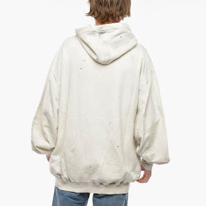 Nouveau design de sweats à capuche pour hommes avec fermeture éclair taille XS manches longues coupe ajustée tissu polaire de couleur unie approvisionnement en gros - Product Image 2