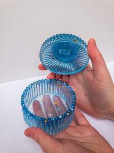 Grand pot à fruits secs et plateau en corne, boîte à bonbons, boîte à collations, style animal, vaisselle artisanale, cadeau pour elle, décoration - Product Image 3