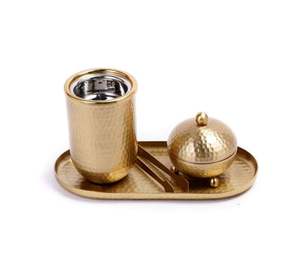 Quemador de incienso de madera de mango de lujo Impreso a mano Bakhoor Mubakhara para uso doméstico y religioso Estilo de dama impreso - Product Image 3