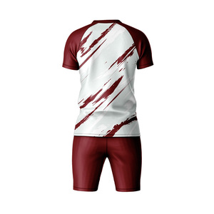 Camiseta de fútbol de poliéster 100%, nueva ropa de equipo, de alta calidad uniforme de fútbol, conjunto de uniforme de fútbol para hombres, ropa de fútbol - Product Image 5