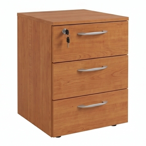 Modern White 3-Drawer File <b>Cabinet</b> MDF <b>Lockable</b> Freestanding Office <b>Storage</b> Home Office Commercial Use - Product Image 3