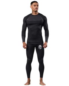 Leggings Negros para Hombre, Pantalones de Compresión Elásticos, Capa Base Deportiva para Gimnasio, Entrenamiento, Correr, Fitness y Rendimiento Deportivo - Product Image 6