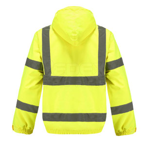 เสื้อแจ็กเก็ตความปลอดภัยสะท้อนแสงมองเห็นได้ชัดเจนในการก่อสร้าง - Product Image 3