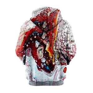 Sudaderas con capucha y pantalones cortos con cremallera para hombre de 100% algodón lavado ácido con logotipo personalizado, chándal informal para hombre, conjunto de pantalones cortos de 2 piezas - Product Image 2