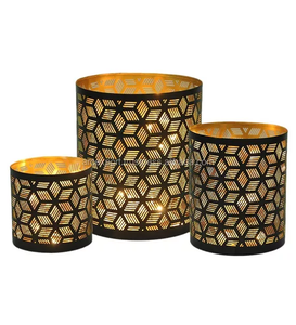 Bougeoir en cristal, décoration de la maison, autre support de bougie brillant, pour l'intérieur et l'extérieur - Product Image 4