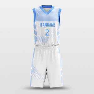 Uniforme de basket-ball personnalisé, nom et numéro personnalisés, vêtements de basket-ball en gros, OEM, sublimation, séchage rapide, respirant, kit d'équipe - Product Image 4
