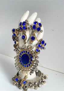 100% Top haute qualité Top vente ensembles de bijoux afghans bas quantité minimale de commande derniers ensembles de bijoux de mariage à la mode - Product Image 4