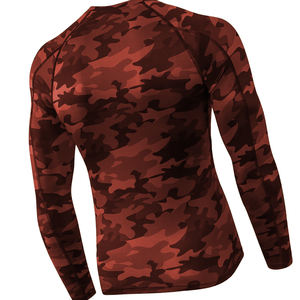 Closure Type Pullover Workout Fitness Gym Yoga Active <b>Tops</b> <b>Men</b> Sportswear <b>Long</b> <b>Sleeves</b> Dry Fit Compression Spandex - Product Image 1