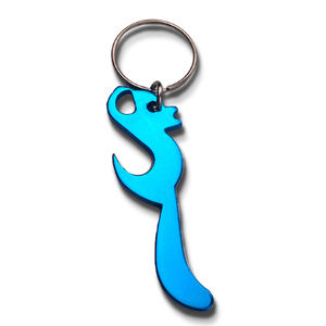 Regalo promocional Logotipo de impresión personalizado llavero de aluminio abridor de botellas de cerveza llavero - Product Image 5