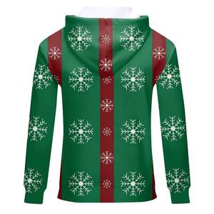 Chándales de cuello con capucha para hombre Impresión personalizada Cierre de cordón Chándal de aspecto elegante para hombre - Product Image 2