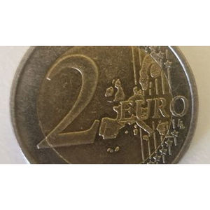 การ์ดสะสมเหรียญยูโร 2 เหรียญ ปี 2002 เยอรมนี พร้อมตราประทับจากธนาคารกลาง - Product Image 1