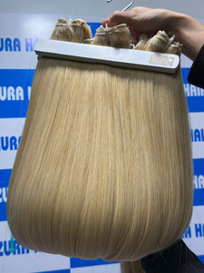 Factory AZURA HAIR <b>Cheap</b>! #60 Straight Human Hair Weft Healthy Natural Straight, Virgin Remy Human Hair Double Drawn <b>Extensions</b> - Product Image 5