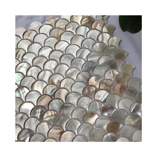 แผ่นกระเบื้องโมเสคแม่มุกคุณภาพสูงแผ่นวีเนียร์หรูหราและทนทานสำหรับตกแต่งบ้านและแผ่นผนังภายใน - Product Image 3