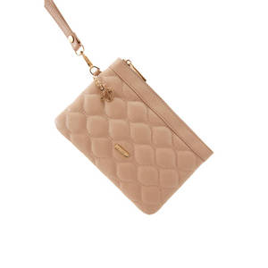 Portefeuille matelassé en PU Mink CZDN30007 avec fermeture éclair - Product Image 3