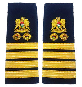 Yacht Club Uniformes Epaulettes Bullion Fil Métallique Brodé Qualité Supérieure Uniforme Epaulettes Uniformes Epaulettes - Product Image 6