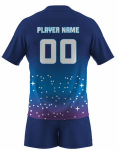 Uniforme de voleibol transpirable unisex con diseño personalizado, ropa deportiva para adultos con logotipo, conjunto impreso al por mayor para hombres y mujeres - Product Image 3