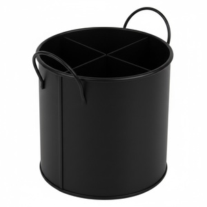 Base de Pedestal para Cubiertos de Metal Galvanizado de Primera Calidad, Organizador de Utensilios Decorativo Estilo Rústico de Hierro para Mesa de Comedor - Product Image 4