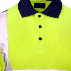 2025 Polo chemise de sécurité WorkPolo chemise de travail avec impression de Logo personnalisé réfléchissant haute visibilité à manches courtes Hi Viz - Product Image 2