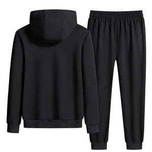 Survêtements 100% coton Survêtements pour hommes Logo personnalisé Survêtement à capuche pour hommes pour - Product Image 4
