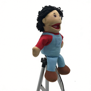 Marioneta de mano personalizada para terapia del habla educativa, juguete de peluche interactivo familiar - Product Image 3
