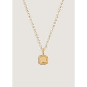 Collar The Estate en Oro Amarillo con Patrón de Formas Geométricas - Product Image 1