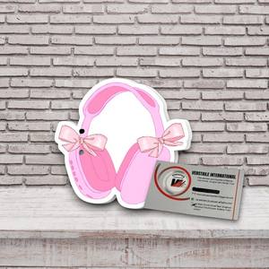 Plateau à cils en acrylique en forme de cœur rose personnalisable, thème amour, pour téléphone et extensions de cils, outil de beauté à marque privée - Product Image 1