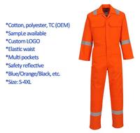 Personnalisé Construction Sécurité Durable Extérieur Usine Vêtements de travail Veste Pantalon Chaudière Costume Soudé Ensemble Vêtements de travail Uniforme