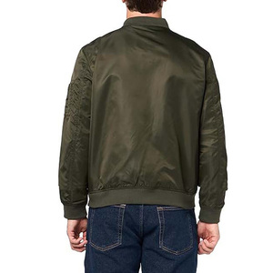 แจ็กเก็ตบอมเบอร์สำหรับผู้ชายเสื้อแจ็กเก็ตกันลมโพลีเอสเตอร์ออกแบบโลโก้ได้ตามต้องการ - Product Image 4