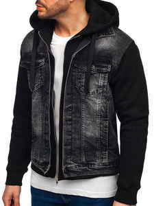 Stock prêt de veste en jean hiver chaud extérieur veste décontractée vente en ligne personnalisé mode respirant veste en jean - Product Image 4