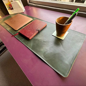 Premium Genuine Leather <b>Desk</b> Mat Luxury Smell Proof Heavy Duty Professional Office Writing Surface Durable Protective LMD-0105 - Product Image 1
