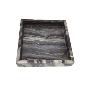 Plateau de service en marbre de style américain, écologique, très demandé, pour mariage, prix bas, MOQ, haute qualité certifiée - Product Image 4