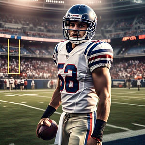 Jersey americano sublimado personalizado 100% poliéster ropa de fútbol camisas hombres entrenamiento deportivo fútbol americano Jersey Tops - Product Image 2