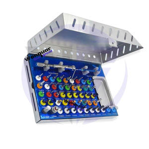 Kit universel d'implant dentaire de haute qualité 50 pièces ensemble de forets coniques et de compression d'extenseur d'os Instruments à forte demande - Product Image 1
