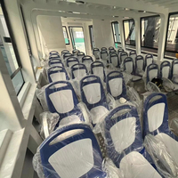 Nouveau bateau de passagers de 60 places, 11,6 m * 4 m, catamaran à double pont en aluminium, bateau ferry à essence