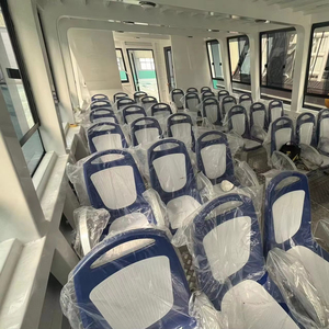 Nouveau bateau de passagers de 60 places, 11,6 m * 4 m, catamaran à double pont en aluminium, bateau ferry à essence - Product Image 4