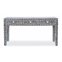 Coffre de décoration d'intérieur artisanal, design classique traditionnel d'inspiration antique, incrustation de nacre de haute qualité, peint à la main, respectueux de l'environnement
