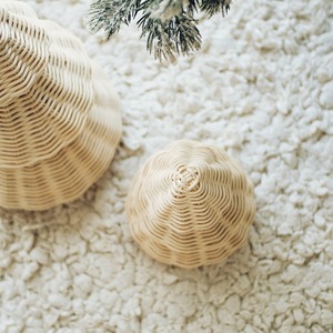 Figura de Árbol de Navidad de Ratán Tejido a Mano, Decoración Navideña de Mimbre Natural para Mesa, Decoración Festiva de Proveedor Vietnamita - Product Image 2
