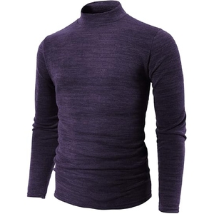 Nouveau 2025 vente en gros homme Style décontracté col rond à manches longues épais chaud Polyester homme chandails - Product Image 1
