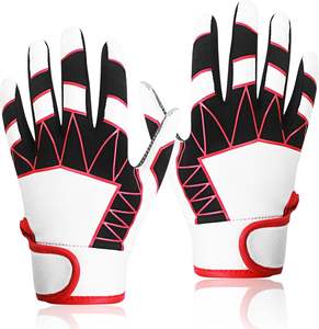 Guantes de Bateo de Béisbol y Sóftbol Profesionales de Alta Calidad, Guantes Deportivos de Cuero en Oferta de Fabricantes Personalizados - Product Image 1