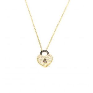 Colgante de Plata de Ley 925 con Forma de Corazón y Piedra Blanca para Regalo - Product Image 4