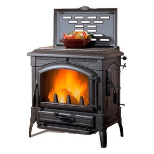 Estufa de Leña ISOTTA Eos de 11 kW, 5 Estrellas, con Aros de Antracita, 3008740 - Product Image 1