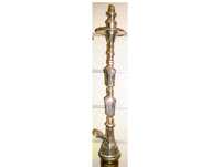 Meilleures chichas traditionnelles égyptiennes de luxe en laiton massif laqué, design Kamanja mini, gravure manuelle profonde, chichas de haute qualité pour fumer
