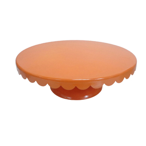 Soporte de Metal de Diseño Único para Pasteles, Decoración PARA EL Hogar y Boda, Recubrimiento de Polvo Naranja, Soporte para Pasteles, Hecho a Mano - Product Image 1